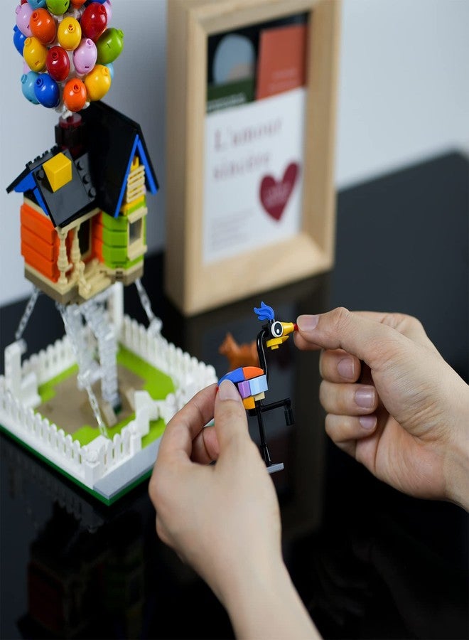 ENJBRICK مجموعة بناء منزل البالونات للأطفال من 8 إلى 14 سنة من ENJBRICK، 635 قطعة، مجموعة مكعبات بناء إبداعية، منحوتات تينسيغريتي - Image 5